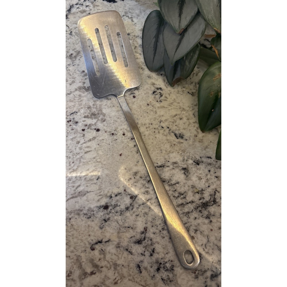 Vtg Robinson Stainless Steel Slotted Spatula Chef Cook Grilling Outdoor Kitchen